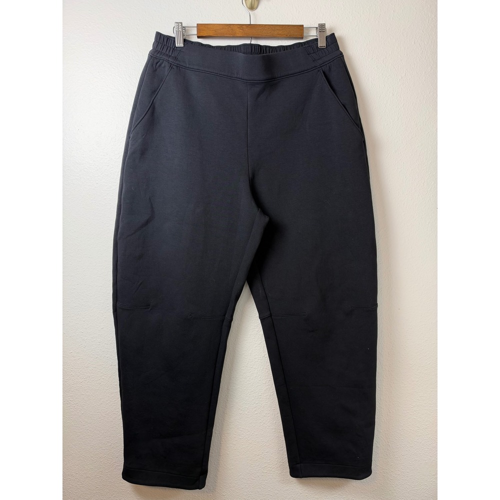 Athleta Form Knit Mid Rise Straight Pant Black Size L Casual Travel